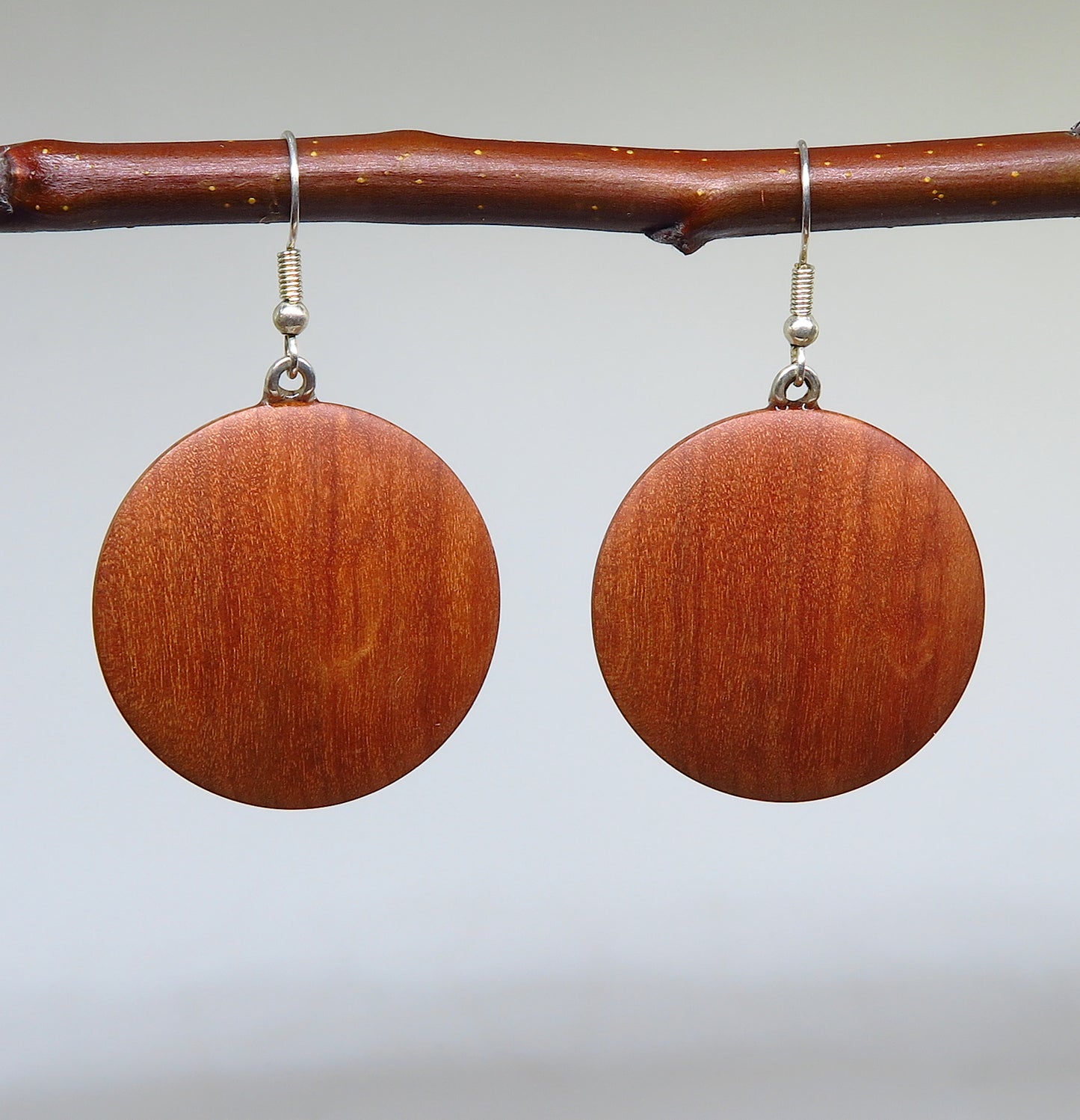 Tasmanian Myrtle Round Drop Earrings