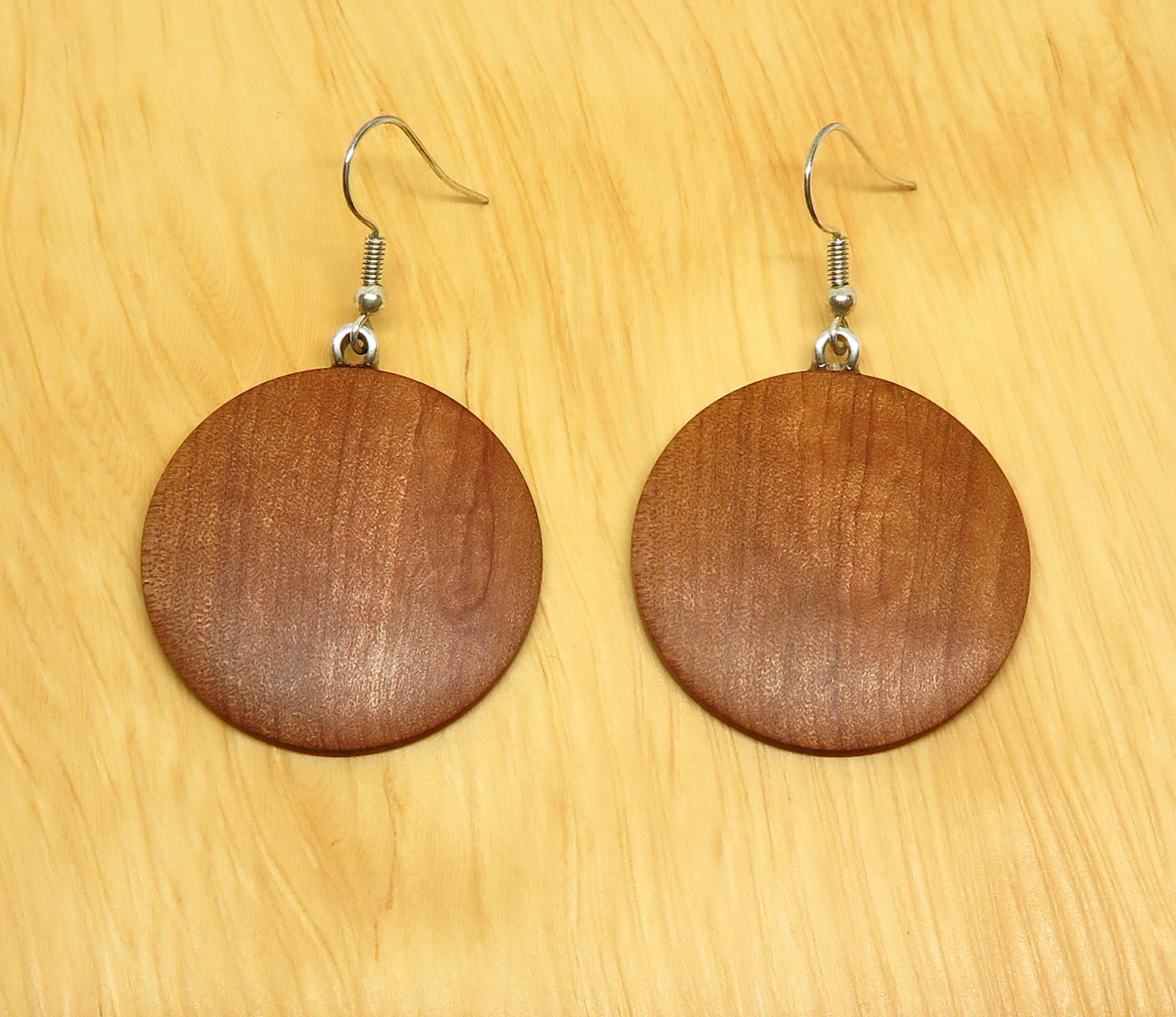 Tasmanian Myrtle Round Drop Earrings