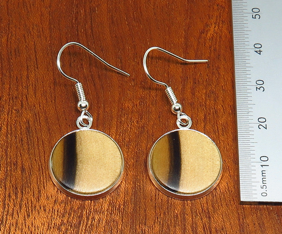 Tasmanian Sassafras Inlay Drop Earrings