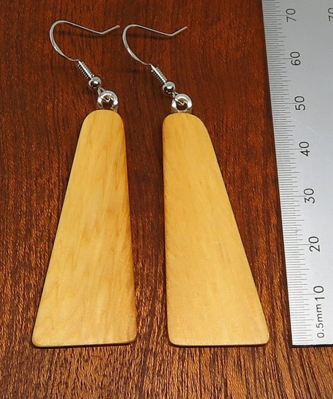Huon Pine Drop Earrings