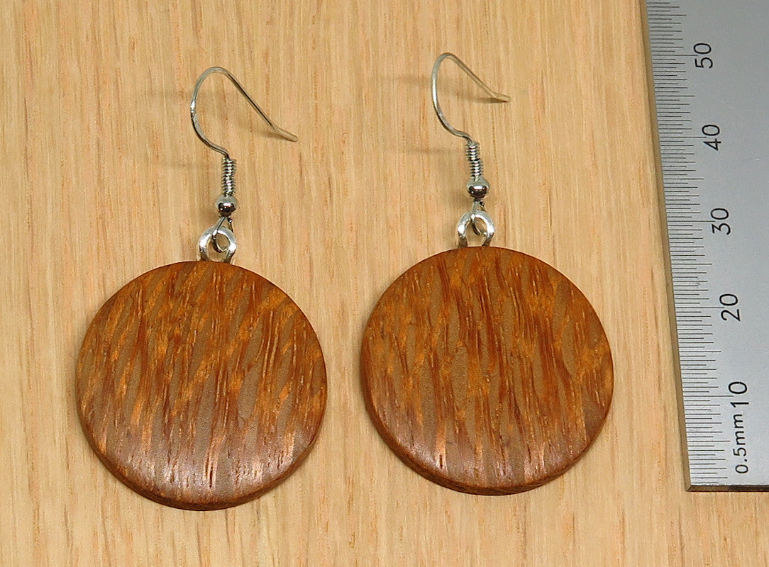 Silky Oak Drop Earrings - Medium