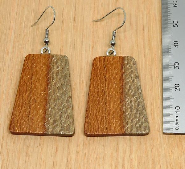 Kimberley Grevillea Timber 'Inca' Drop Earrings