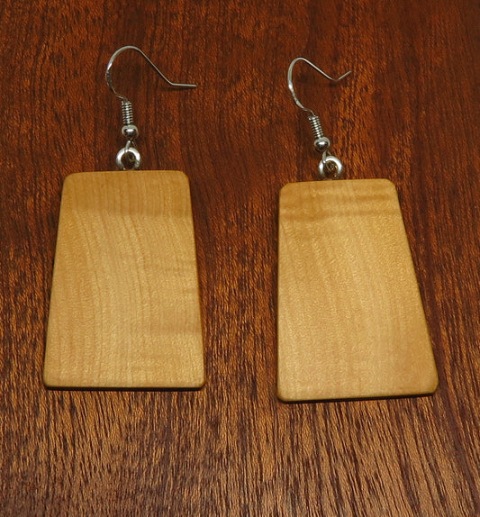 Huon Pine Drop Earrings