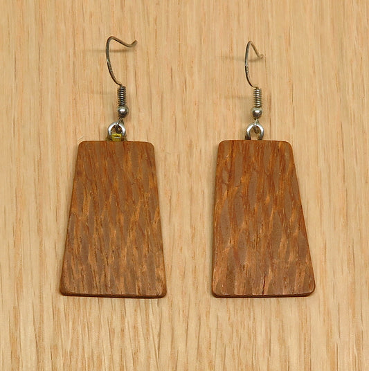 Silky Oak 'Inca' Drop Earrings