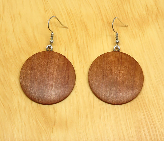 Tasmanian Myrtle Round Drop Earrings