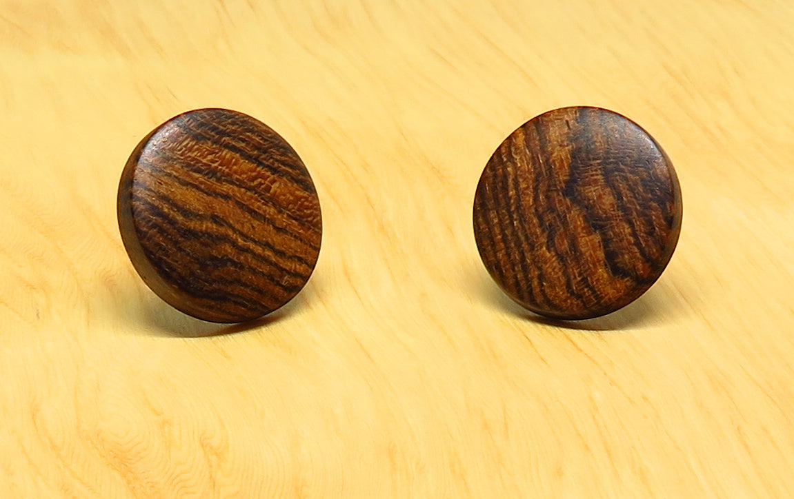 Bocote Stud Earrings