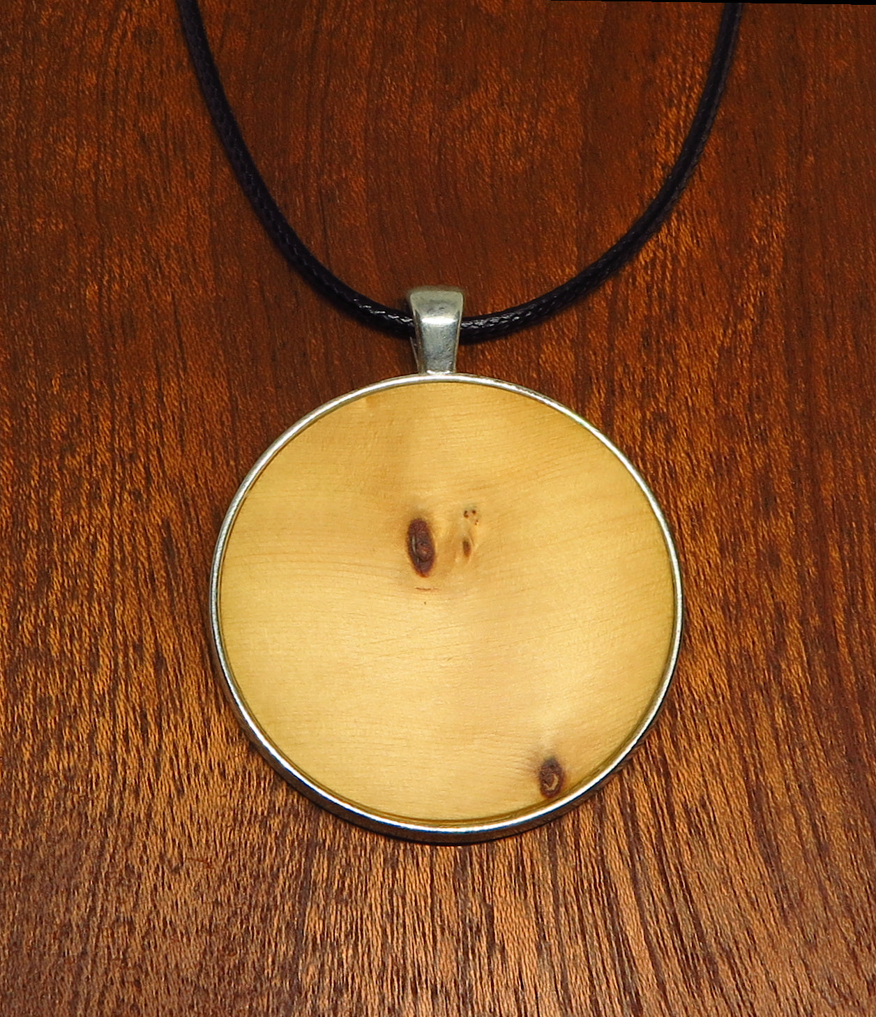 Huon Pine Round Pendant