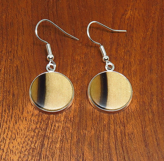 Tasmanian Sassafras Inlay Drop Earrings