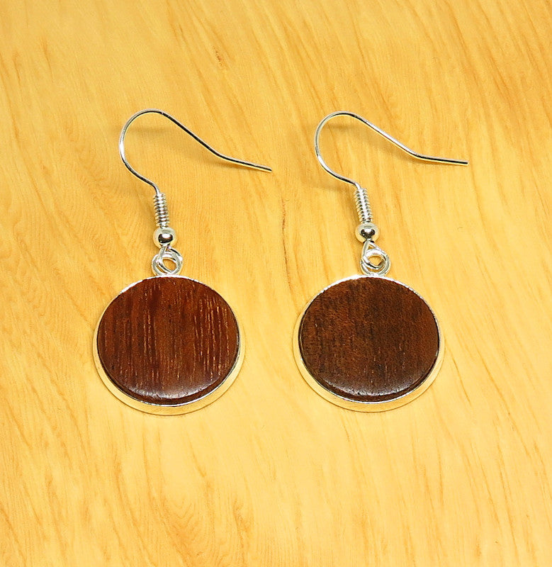 Jarrah Inlay Drop Earrings