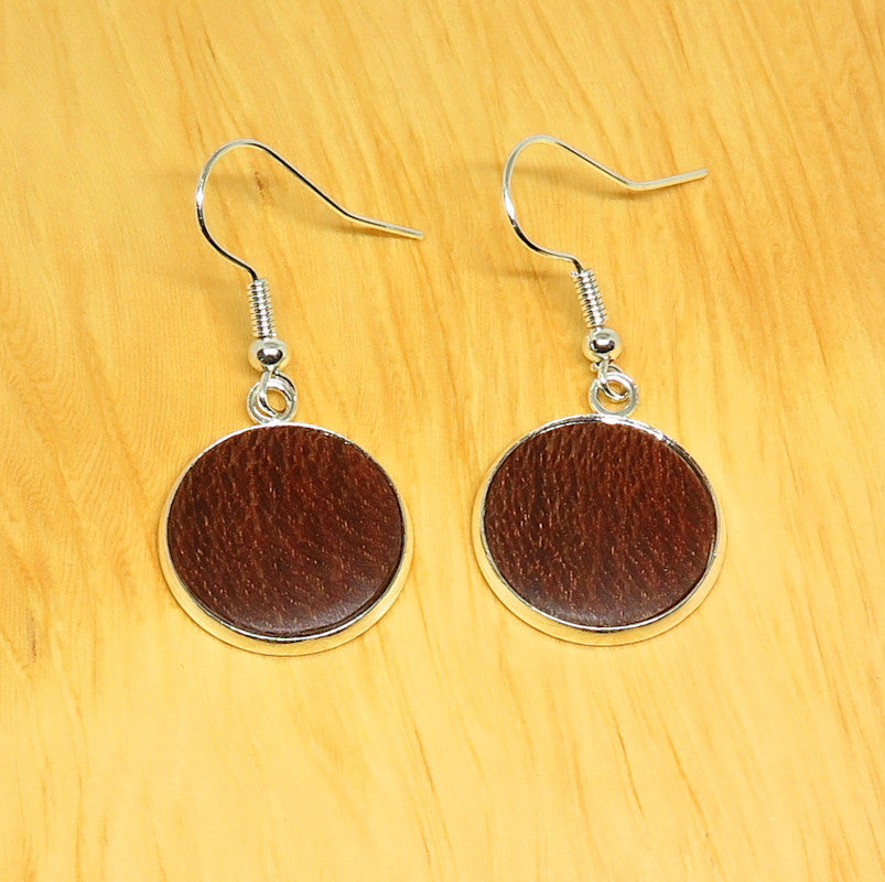 Kimberley Beefwood Inlay Drop Earrings