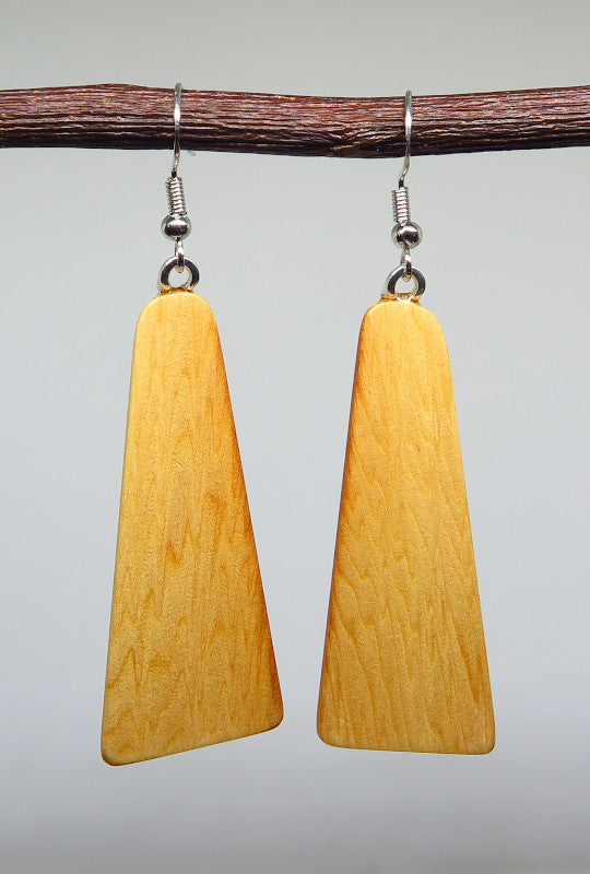 Huon Pine Drop Earrings
