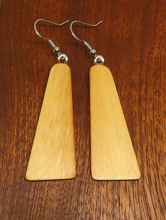 Huon Pine Drop Earrings