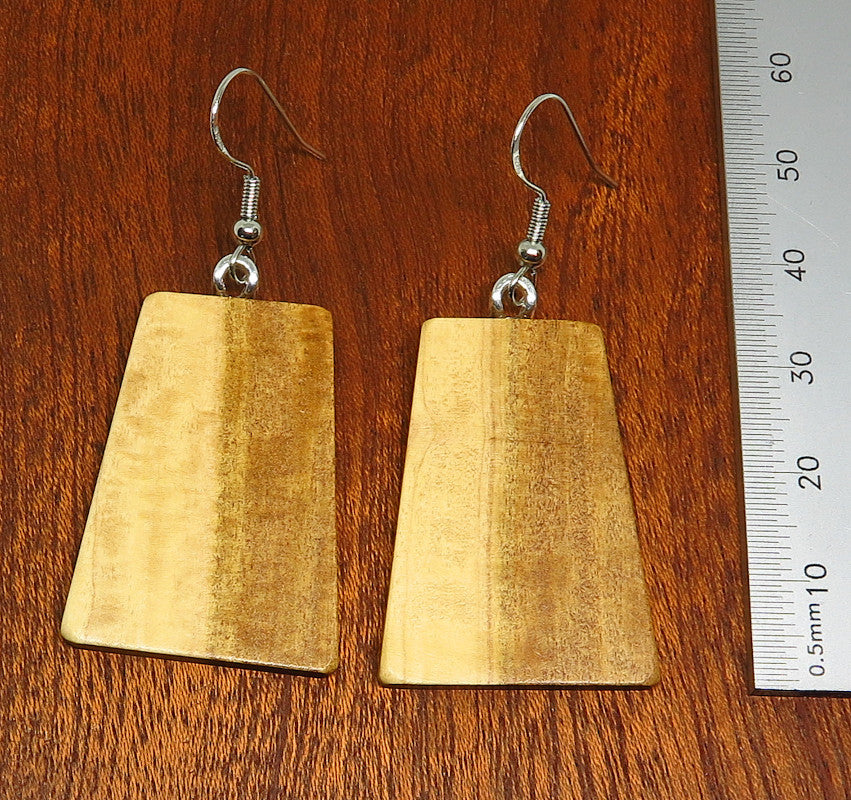 Australian Sandalwood 'Inca' Drop Earrings