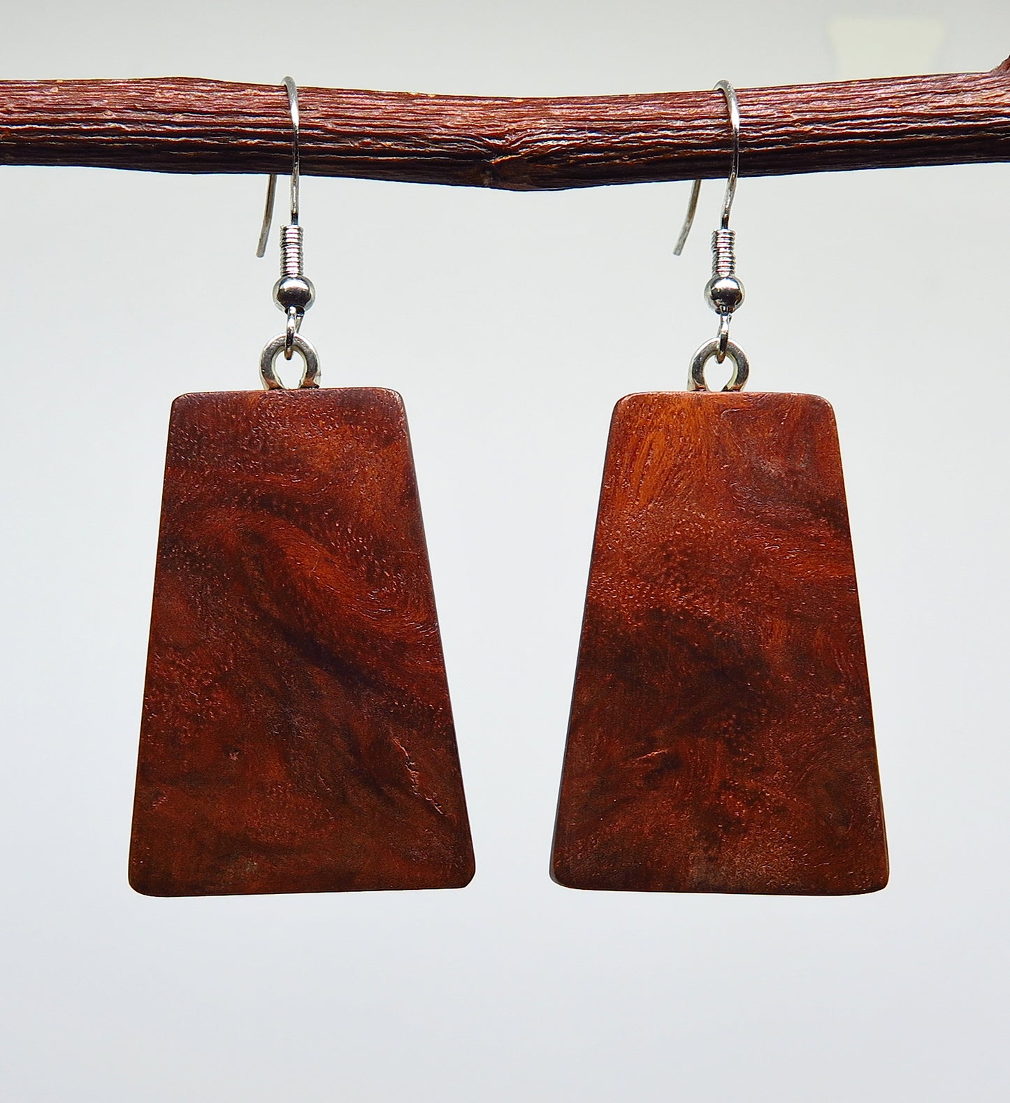 Jarrah Burl 'Inca' Drop Earrings