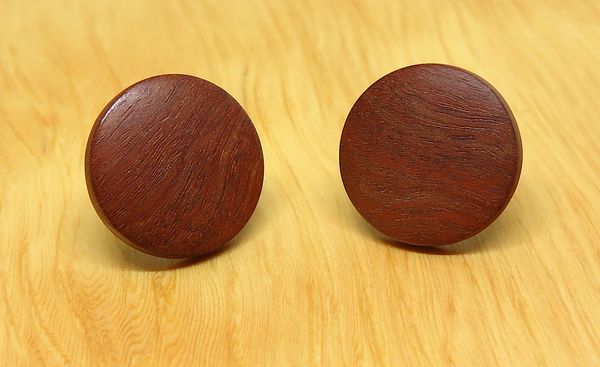 Redgum Round Stud Earrings