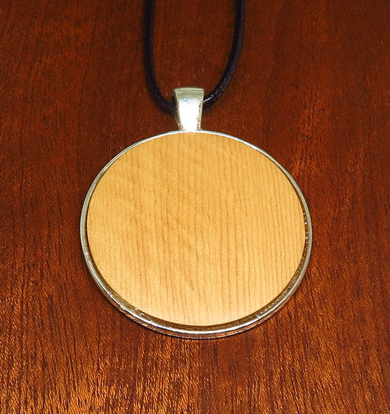 Huon Pine Round Pendant