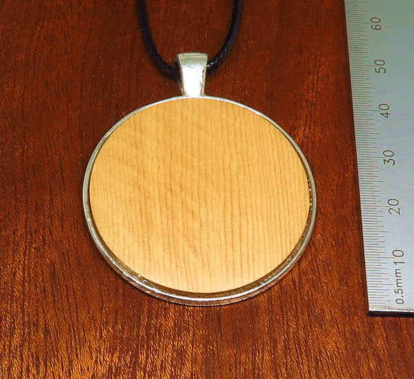 Huon Pine Round Pendant