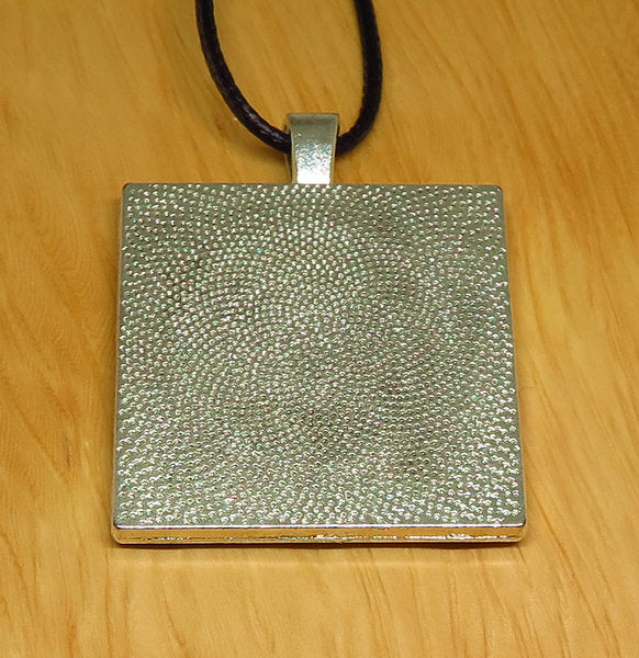 Jarrah Burl Square Pendant