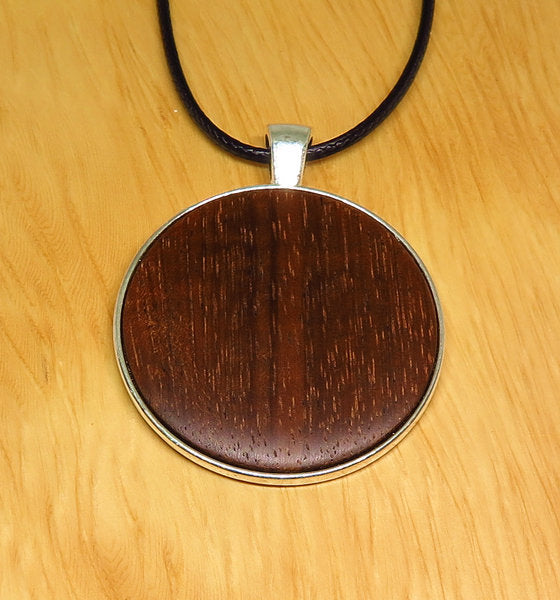 Jarrah Round Pendant