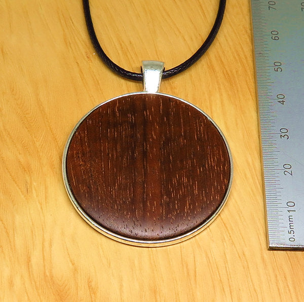 Jarrah Round Pendant