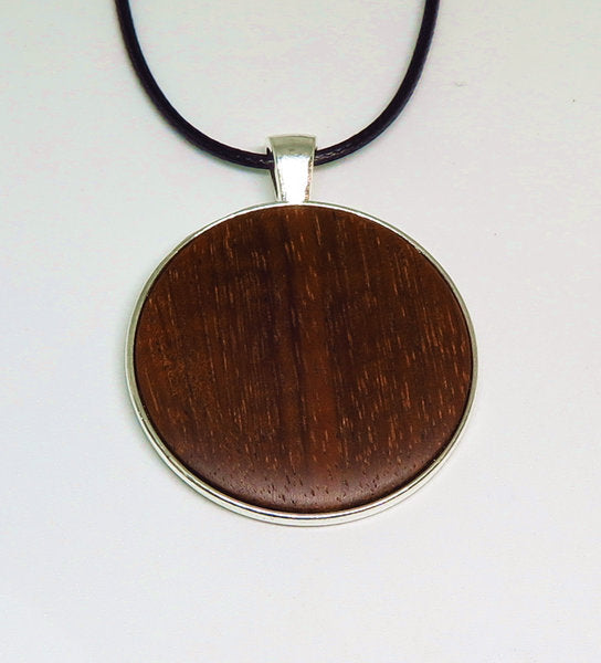 Jarrah Round Pendant