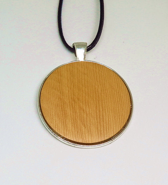Huon Pine Round Pendant